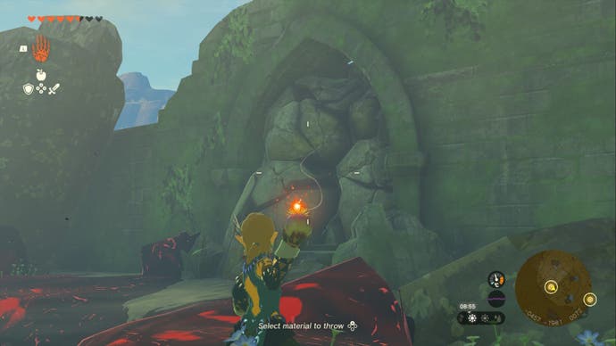 Zelda Totk Great Plateau East Chasm blockierte Tür