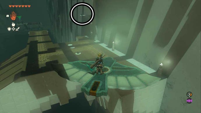 zelda totk jirutagumac shrine chest location circled