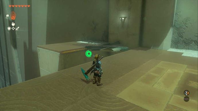 Zelda Totk Jirutagumac Schreinflügelbrücke unter der Brust