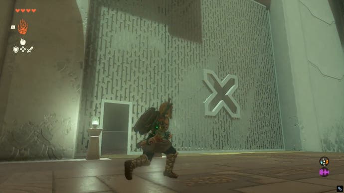 Zelda Totk Joisin Shrine Cross Eröffnungsraum eins