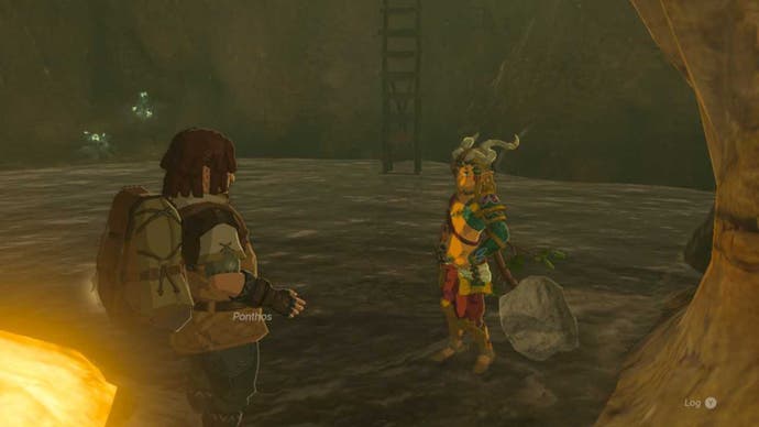 Zelda Totk Kara Kara Bazaar Well Leiter und Ponthos