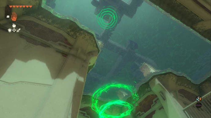 zelda totk kyokugon shrine chest lock ceiling marker