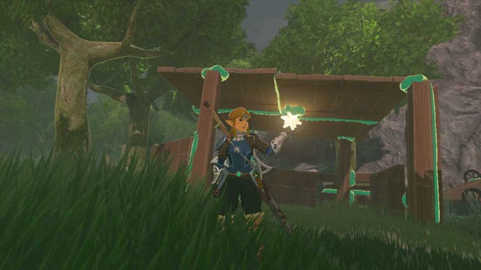 Zelda Totk Link e Star Illuminated Horse House