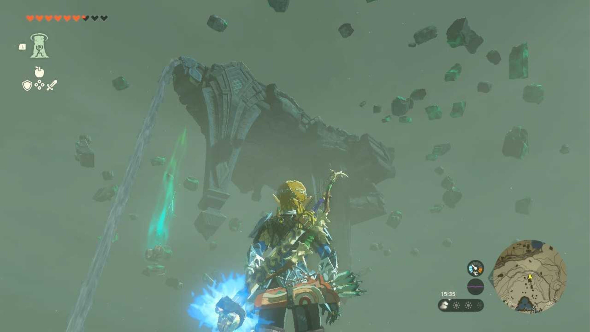 Land of the Sky Fish location and Droplet puzzle solution in Zelda