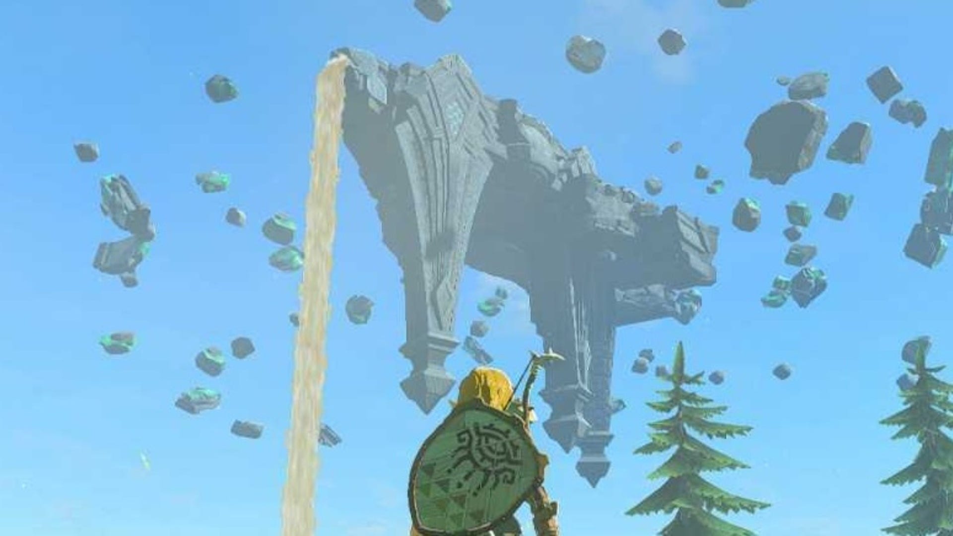 Land of the Sky Fish location and Droplet puzzle solution in Zelda