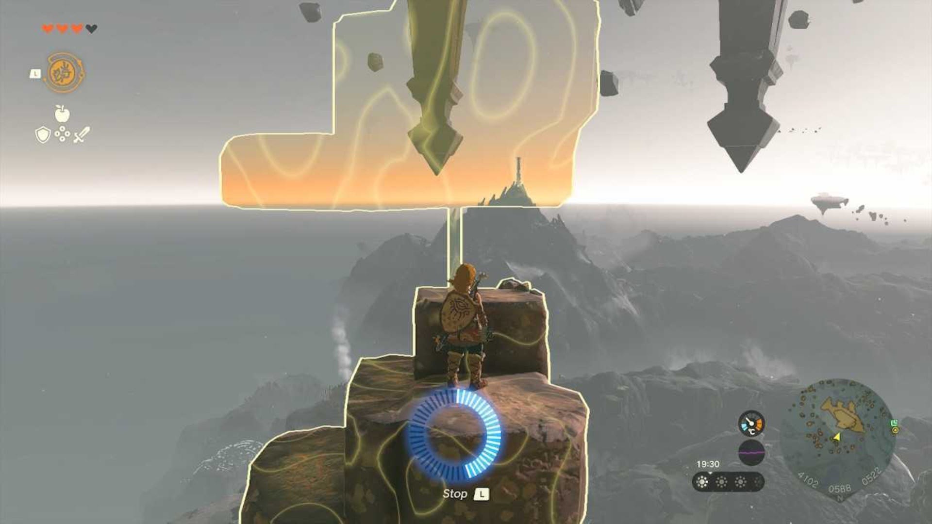 Land of the Sky Fish location and Droplet puzzle solution in Zelda