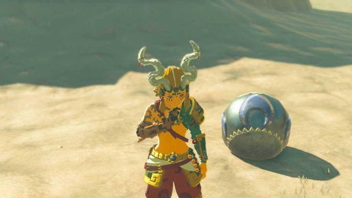 Zelda Totk verlor in der Dunes Link und Orb Belohnung
