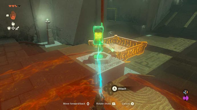 zelda totk mogawak shrine elevator charge panel