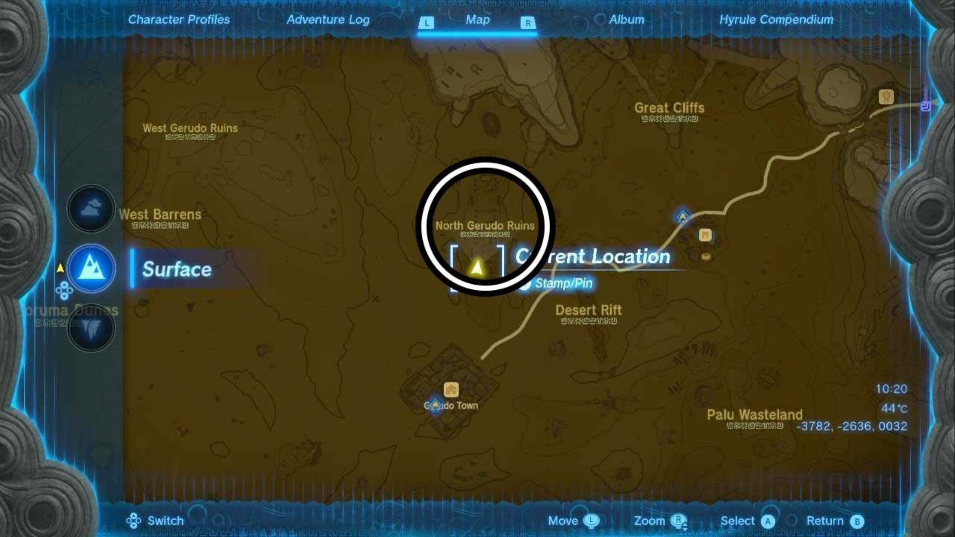 Gerudo Riju Eurogamer Net Bdapp   Zelda Totk North Gerudo Ruins Map Location After Storm 