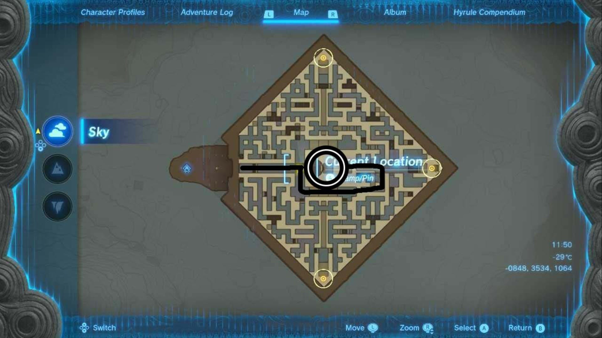 North Lomei Labyrinth walkthrough for Zelda Tears of the Kingdom ...