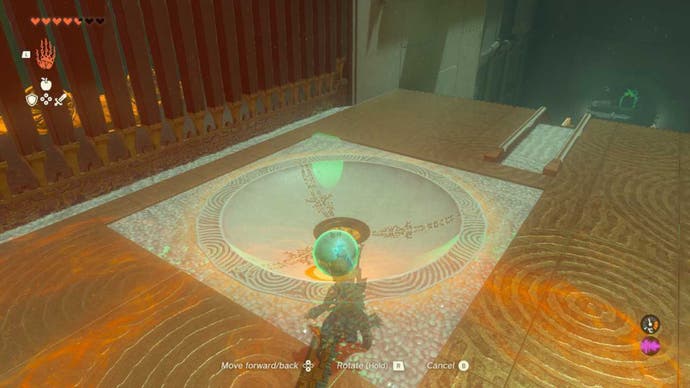 zelda totk orochium shrine second floor orb lock