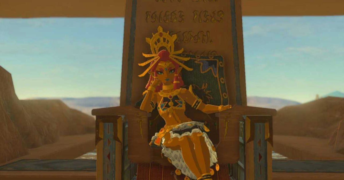 Zelda Tears of the Kingdom Riju of Gerudo Town walkthrough