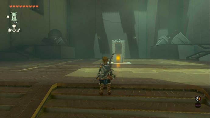 zelda totk tenbez sanctuary first hall