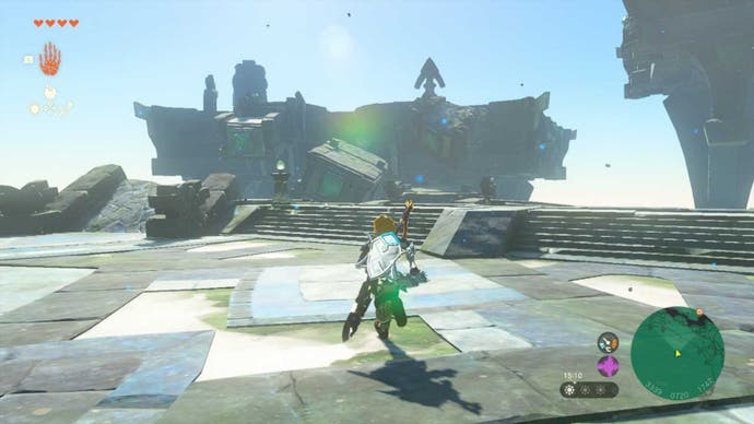 zelda totk water temple pipe one start location