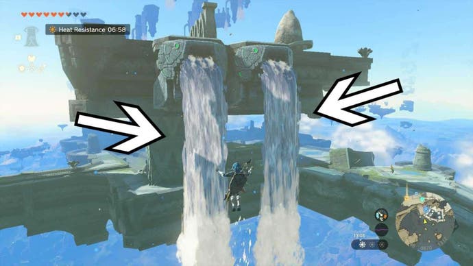 zelda totk wellspring island first stunt route stunt duo