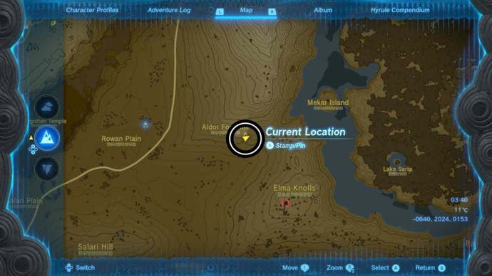 Zelda totk Yiga Clan Maritta hideout map location