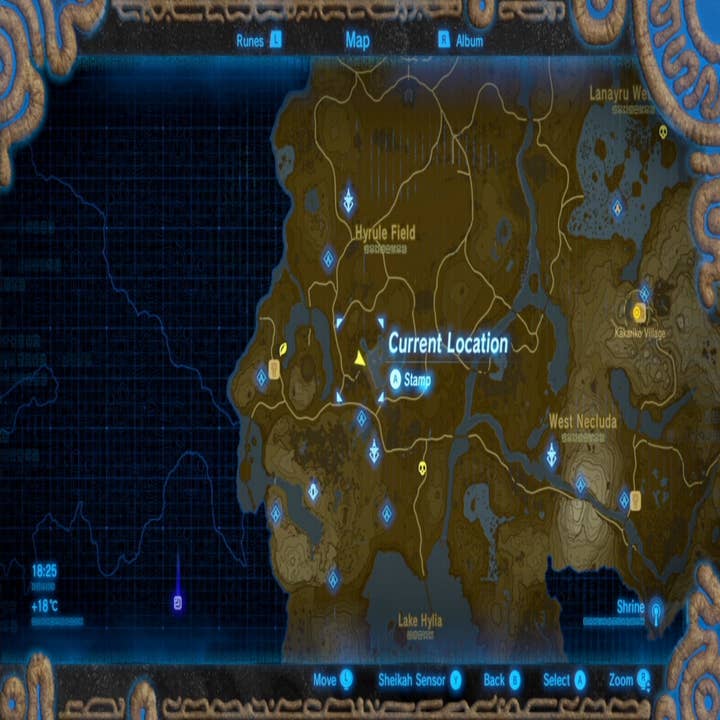 Zelda: Breath Of The Wild - All The Memory Locations - GameSpot