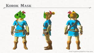 Zelda: Breath of the Wild DLC Pack 1 includes a Korok Mask to help you track down all 900+ of those little ninjas