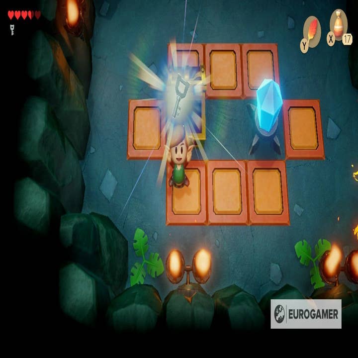 Zelda Link's Awakening: Bottle Grotto & Goponga Swamp walkthrough