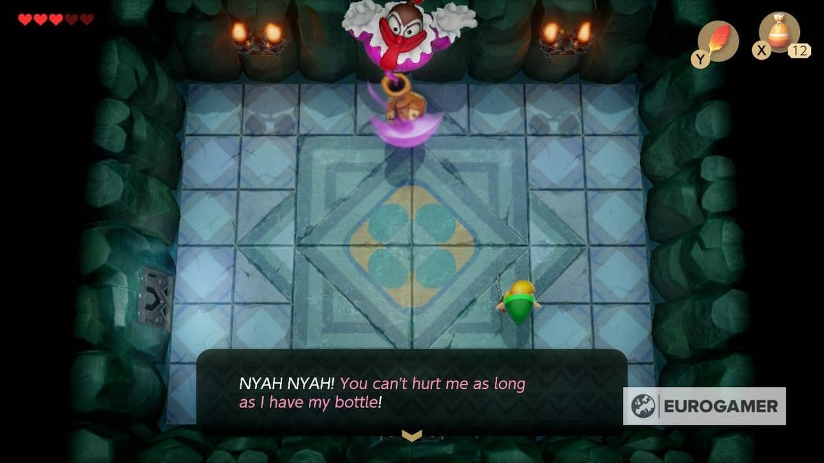 Zelda: Link's Awakening - Genie boss fight strategy