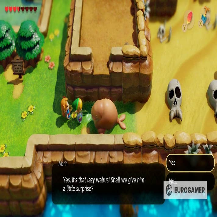 Zelda: Link's Awakening - Yarna Desert location, where to find