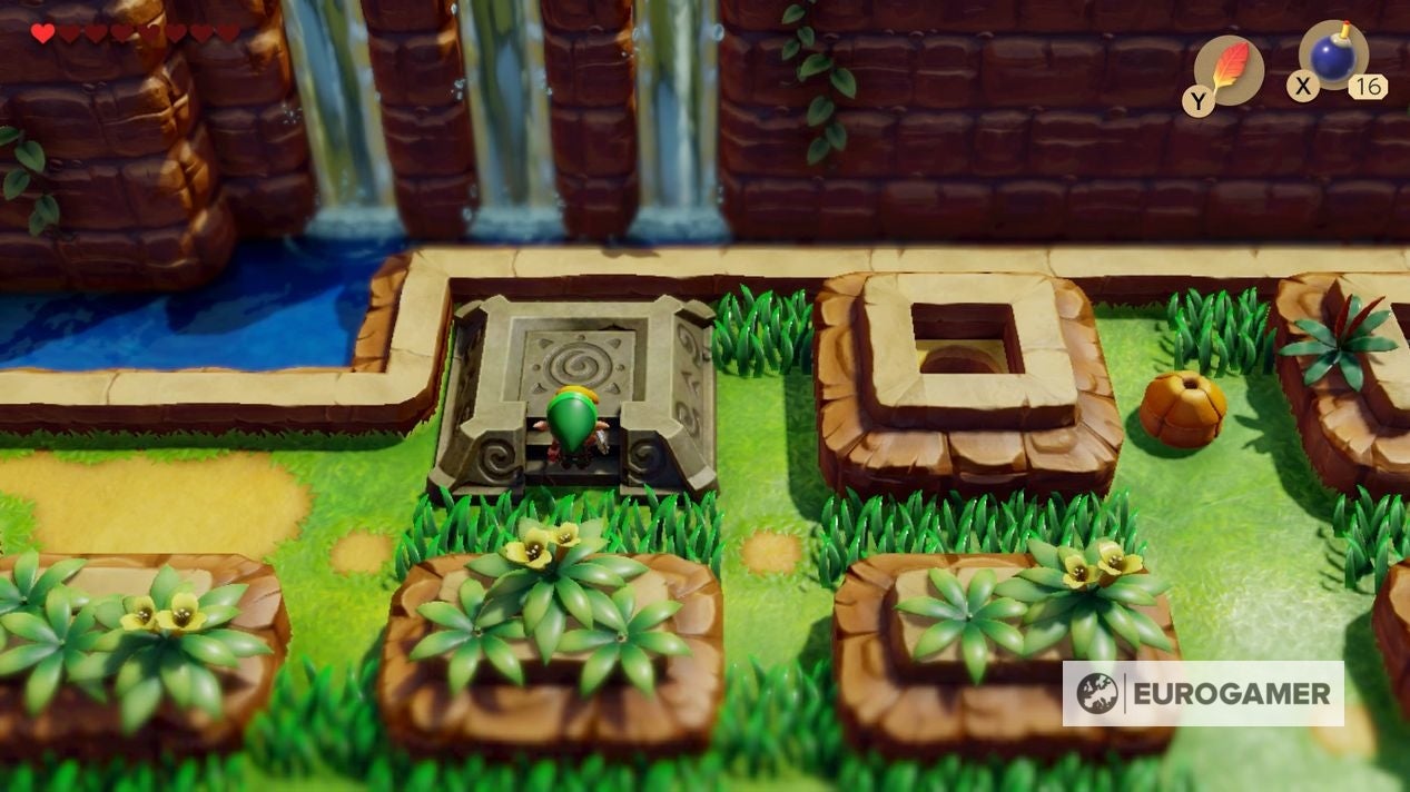 Zelda Link's Awakening Yarna Desert location, where to find Marin to