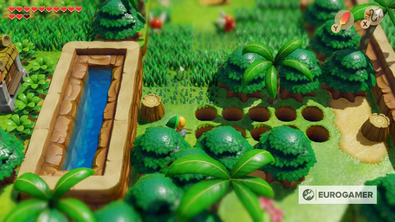 Zelda: Link's Awakening - Bird Key location, Signpost Maze solution and ...