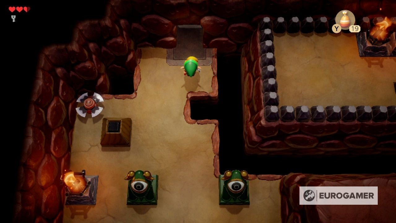 Zelda Link's Awakening Tail Cave dungeon explained, how to defeat spiny enemies and get Roc's
