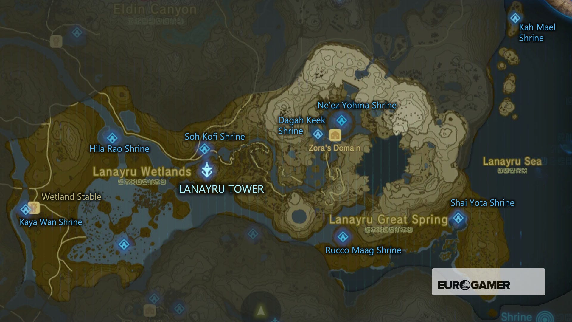 Where Is The Ceremonial Trident In Breath Of The Wild Zelda - Dagah Keek, The Ceremonial Song quest and ceremonial trident