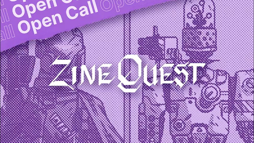 ZineQuest 2024 Kickstarter art