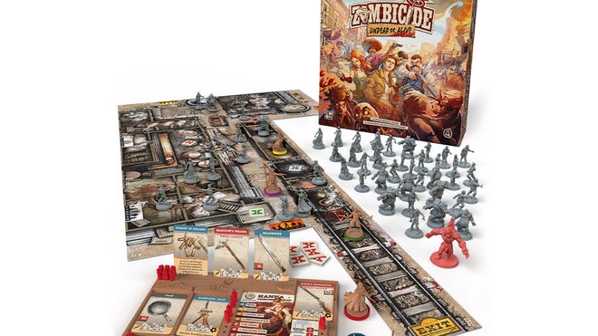 Zombicide: Undead or Alive board game layout