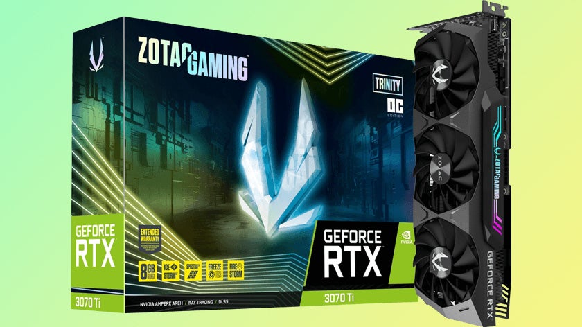 The cheapest Nvidia RTX 3070 Ti in the UK is this 649 Zotac model