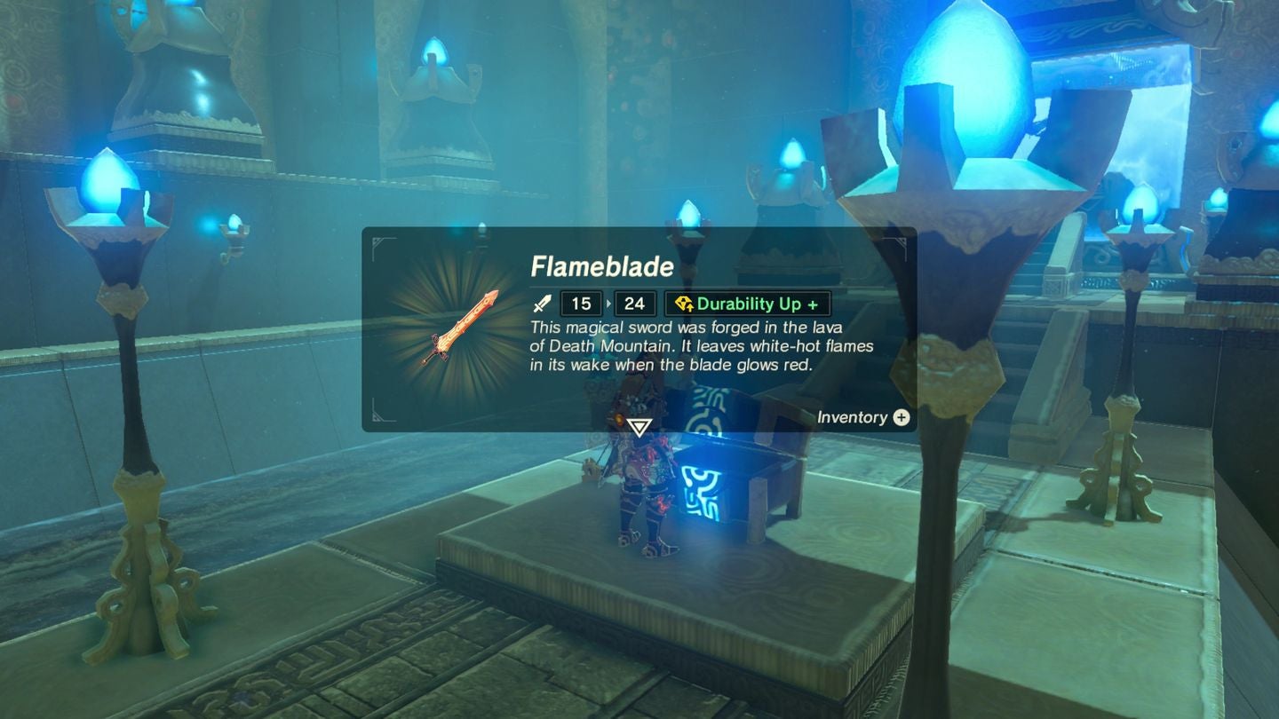 Zelda Zuna Kai and The Skull's Eye quest solution in Breath of the